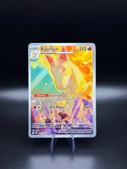 Rapidash - #189/182 - SV10: Destined Rivals Illustration Rare Holo Pokemon - NM - Image 1