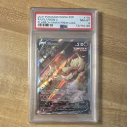 Pokemon Flareon V SWSH179 Full Art Promo Holo SWSH Sword & Shield PSA 8 - Image 1