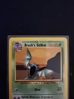 Pokemon Gym Heroes Brock's Golbat 39/132 Uncommon NM/MT Nintendo TCG Vintage Vtg - Image 2