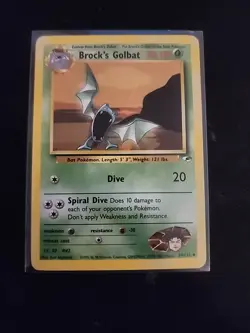 Pokemon Gym Heroes Brock's Golbat 39/132 Uncommon NM/MT Nintendo TCG Vintage Vtg - Image 3