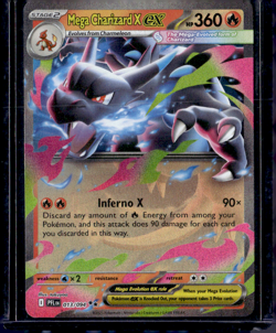 Me02: Phantasmal Flames Pokemon TCG Mega Charizard EX 013/094 - Image 1