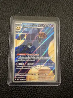 Team Rocket's Orbeetle 198/182 Illustration Rare Destined Rivals NM - Pokemon - Image 1