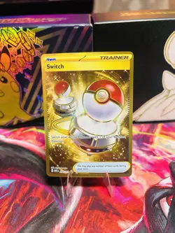 Pokemon TCG Switch 160/149 Full Art Gold Secret Rare - NM - Image 1