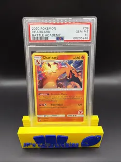 2020 Pokemon Battle Academy Charizard #39 PSA 10 - Image 1