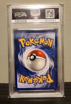 1999 Pokemon 1st Edition Base Set Machomei Machamp German Holo 8 PSA 6 EX-MT - Image 2