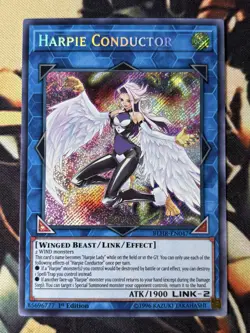 Yugioh: Harpie Conductor - BLHR-EN047 - Secret Rare - 1st Edition - NM - Image 1