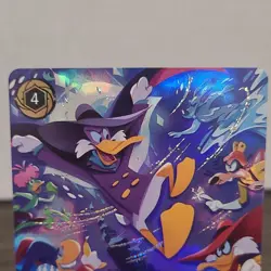 Disney Lorcana Let's Get Dangerous Darkwing Duck 240/204 Enchanted Foil NM - Image 2