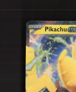 Pikachu ex 063/193 Paldea Evolved Ultra Rare Holo Pokemon Card LP+ - Image 3