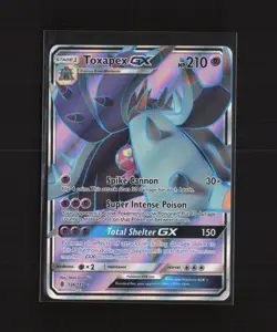 Toxapex GX 136/145 Guardians Rising Full Art Holo Ultra Rare Pokemon Card - Image 1