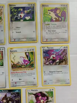Pokemon Cards Bundle Kanto 151 Pokedex Mixed Sets Rattata Raticate Collection - Image 3