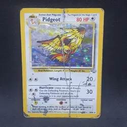 Pidgeot 8/64 Holo Rare Jungle Unl Vintage WOTC TCG Pokemon Card ALT - Image 1