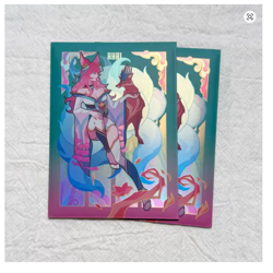 NEW Riftbound TCG League Of Legends Irelia, Fiora, Teemo Card Sleeves 50 ct x1 - Image 3