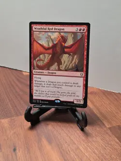 Wrathful Red Dragon Commander Legends: Battle for Baldur's Gate Regular Rare Mtg - Image 1