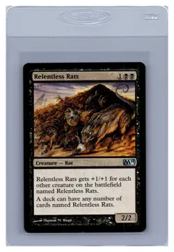 Magic 2011 (M11) #113 Relentless Rats - MTG - Image 1