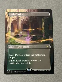 MTG Lush Portico - Borderless - Murders at Karlov Manor - #327 - Image 1