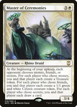 MTG Master of Ceremonies (18/519) Streets of New Capenna Commander NM - Image 1