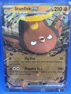 Stunfisk ex 114/217 - Double Rare - ME: Ascended Heroes Pokemon NM - Image 1
