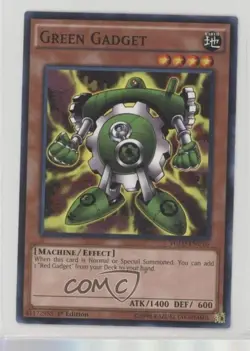Green Gadget 1st Ed. YuGiOh Yugi's Legendary Decks - Collector's Set #YGLD-ENC16 - Image 1