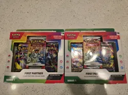 Pokemon first Partner Illustration Collection Series 1 In Hand Lot Of 2 - Image 1