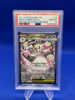 Pokemon Mega Evolution Mega Gardevoir ex 178/132 SIR Alternate Alt Art PSA 10 - Image 1