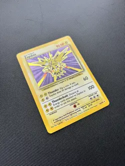 Pokemon Card Base Set Holo Zapdos 16/102 WOTC - Image 4