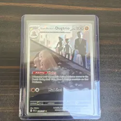 Pokemon TCG Team Rocket’s Dugtrio 239 /217 Ascended Heroes IR illustration Rare - Image 2