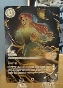 Lorcana "ARIEL ETHEREAL VOICE “ Iconic Rare Whispers In The Well” #241/204•EN•10 - Image 2