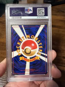 1998 Pokemon Rockets Scyther Card No 123 SWIRL PSA 9 Japanese Gym - Image 2
