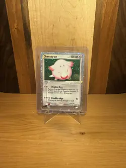 Pokemon Chansey EX TCG Holo Ultra Rare Card Ruby and Sapphire 96/109 - Image 4