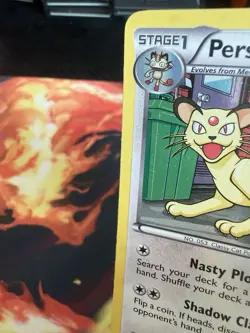 2012 Pokemon PERSIAN Next Destinies COSMOS HOLO Black & White PROMO Card 81/99 - Image 3