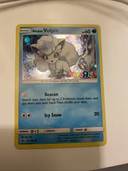 Alolan Vulpix - (Toys R Us Promo) 021/145 Miscellaneous Cards & Products Holo - Image 1