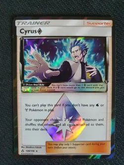 Cyrus 120/156 | Pokemon Card | Ultra Prism | Prism Star | Near Mint - Image 1