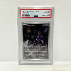 PSA 10 Mewtwo 183/165 AR - Japanese 151 - Graded Pokemon Card - Image 1