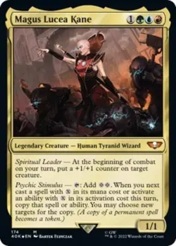 Magus Lucea Kane -Foil Light Play MTG Universes Beyond: Warhammer 40K - Image 1