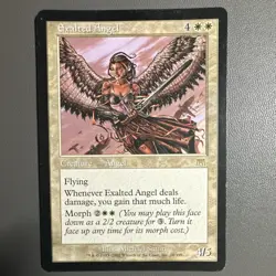 Mtg EXALTED ANGEL - Onslaught 2002 Vintage Magic - LP condition - Image 1