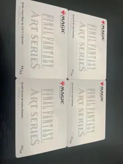 Final Fantasy MTG Art Series Lot (4): Farewell Gold, Gayshal Greens & Kefka - Image 2