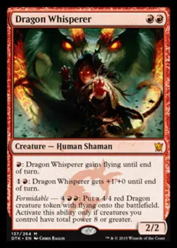 x1 Dragon Whisperer M MTG Dragons of Tarkir M/NM, English - Image 1