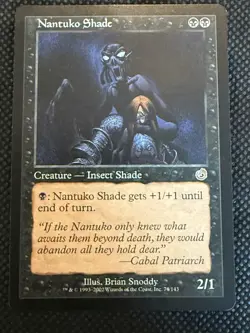 Nantuko Shade Torment MTG Black Rare Magic The Gathering Insect Shade Creature - Image 1