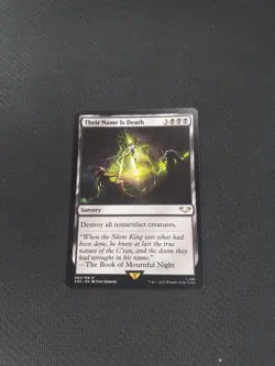 Their Name Is Death - Warhammer 40k - NM - MTG - Magic: The Gathering - Image 1