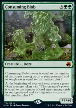MTG Consuming Blob (177p/168) Innistrad Midnight Hunt Promos LP - Image 1