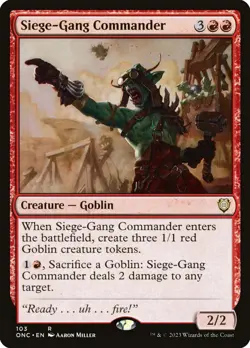 MTG Siege-Gang Commander (103/208) Phyrexia All Will Be One Commander NM - Image 1