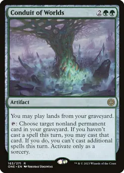 MTG Magic the Gathering Conduit of Worlds (163/530) Phyrexia All Will Be One NM - Image 1