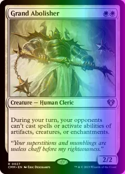 MTG Magic the Gathering Grand Abolisher (27/1455) Commander Masters NM FOIL - Image 1