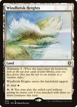 MTG Windbrisk Heights (930/1080) Commander Legends Battle for Baldur's Gate NM - Image 1