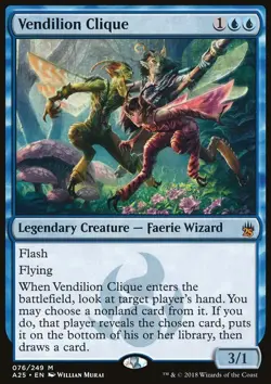 MTG Magic the Gathering Vendilion Clique (76/267) Masters 25 NM - Image 1