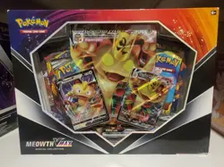 Pokemon Meowth VMAX Special Collection Box Factory Sealed Box - 5 Packs 820650804120 - Image 1