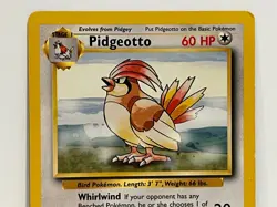 Vintage 1999 Pokemon TCG Base Set 1 PIDGEOTTO Non-Holo Rare 22/102 LP Eng. Unltd - Image 2