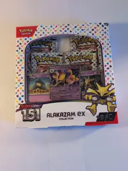 Pokemon Scarlet & Violet 151 Alakazam EX Collection Box New Factory Sealed - Image 1