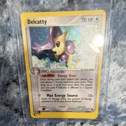 Pokemon Delcatty Ruby & Sapphire Holo Rare 70 HP 2003 5/109 Stage 1 Swirl 🔥 - Image 4