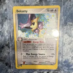 Pokemon Delcatty Ruby & Sapphire Holo Rare 70 HP 2003 5/109 Stage 1 Swirl 🔥 - Image 5